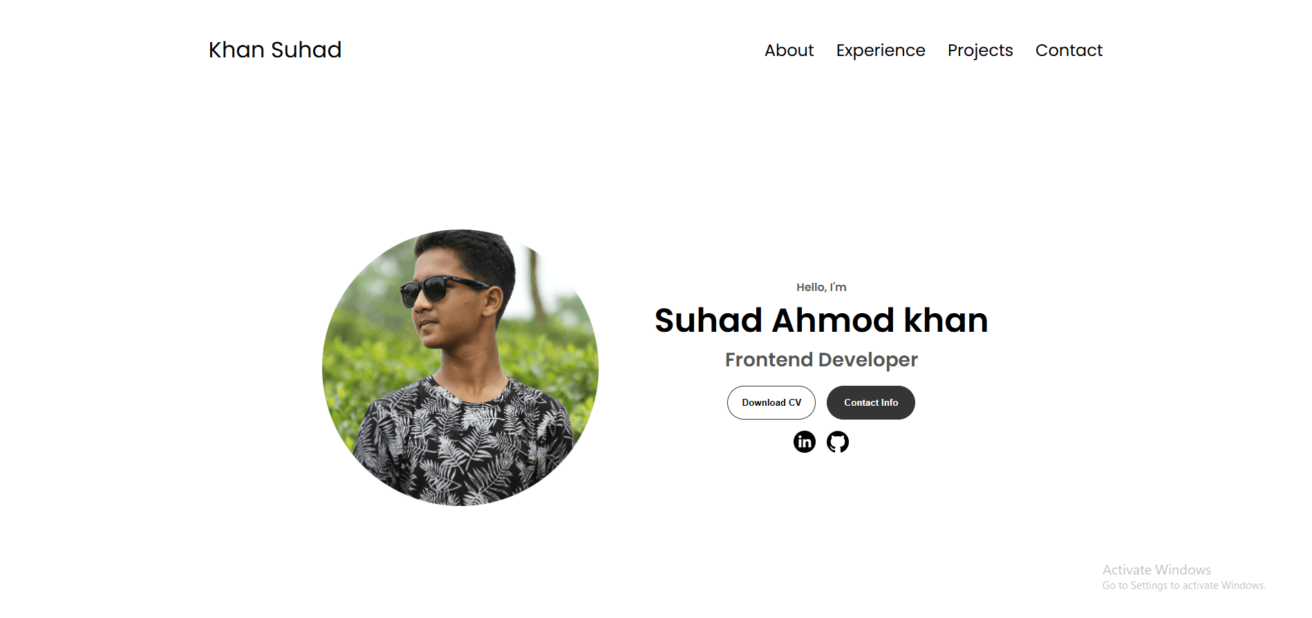 React Portfolio Template